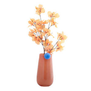 Present Time Vase Bolita Medium Soft Orange